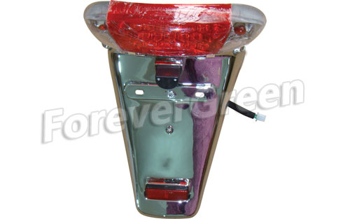 CH036 Chrome LED Taillight Fender